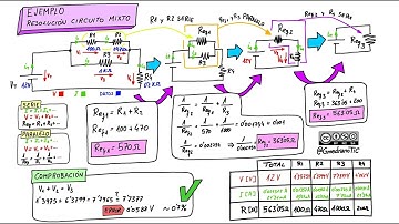 Circuito Mixto: Descripción, resolución y simulación.