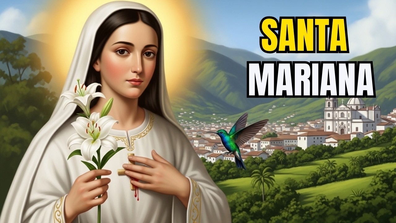 🌺 SANTA MARIANA: Su SANGRE se Volvió AZUCENA Blanca - Azucena de Quito 😱