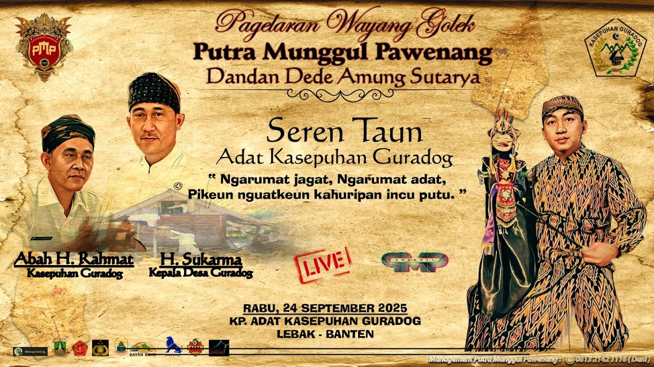 🔴LIVE DALANG DANDAN DEDE AMUNG S | SEREN TAUN DESA GURADOG, LEBAK BANTEN | LAKON : PRABU TRINATA