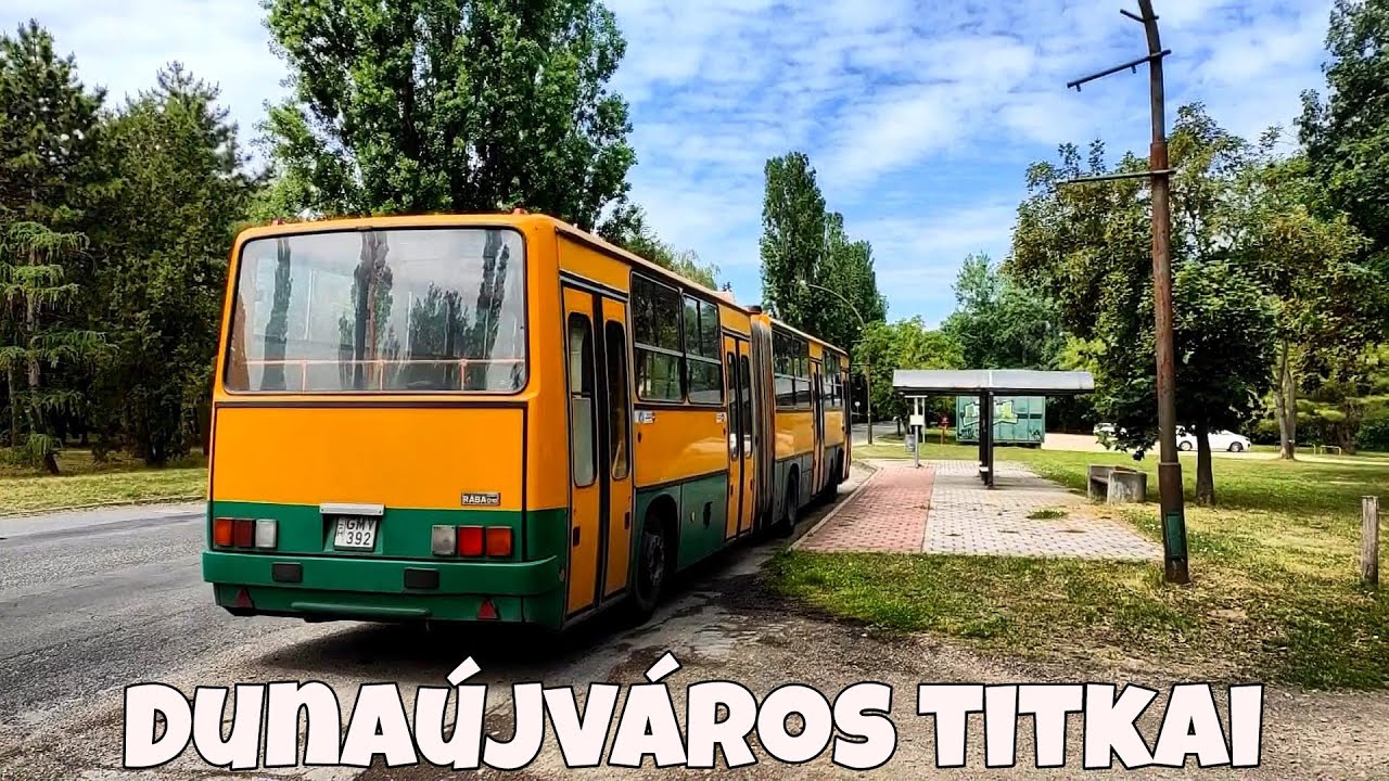 A Dunába vezető vágány TITKA! Egy gyönyörű szép Ikarus Dunaújvárosban.