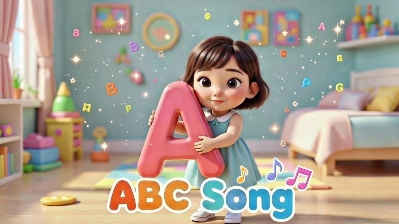 🌈 ABC Song  | Learn Alphabet with Music 🎶 | Nursery Rhymes for Kids | Learn Alphabet A–Z |