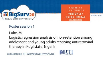 Luke (BigSurv20) Logistic regression analysis of non-retention Nigeria