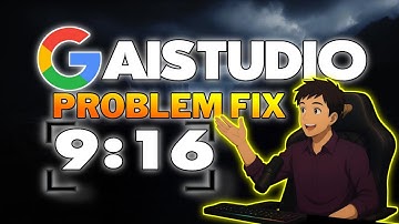Google AI Studio 9:16 Working 100% | Google AI Studio Problem Fix 