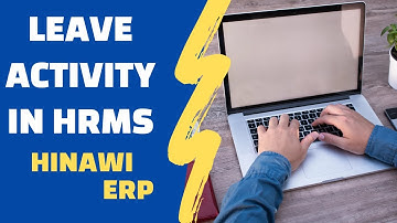 Leave Activity in HRMS Module from Web Application in Hinawi Software   English