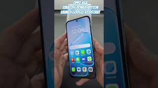 OPPO A6xTurn off Power Button Launch Google Assistant