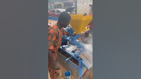 Extract high-quality Palm Kernel Oil Expeller #fabricatorwelder #palmkerneloil #Expeller #agro