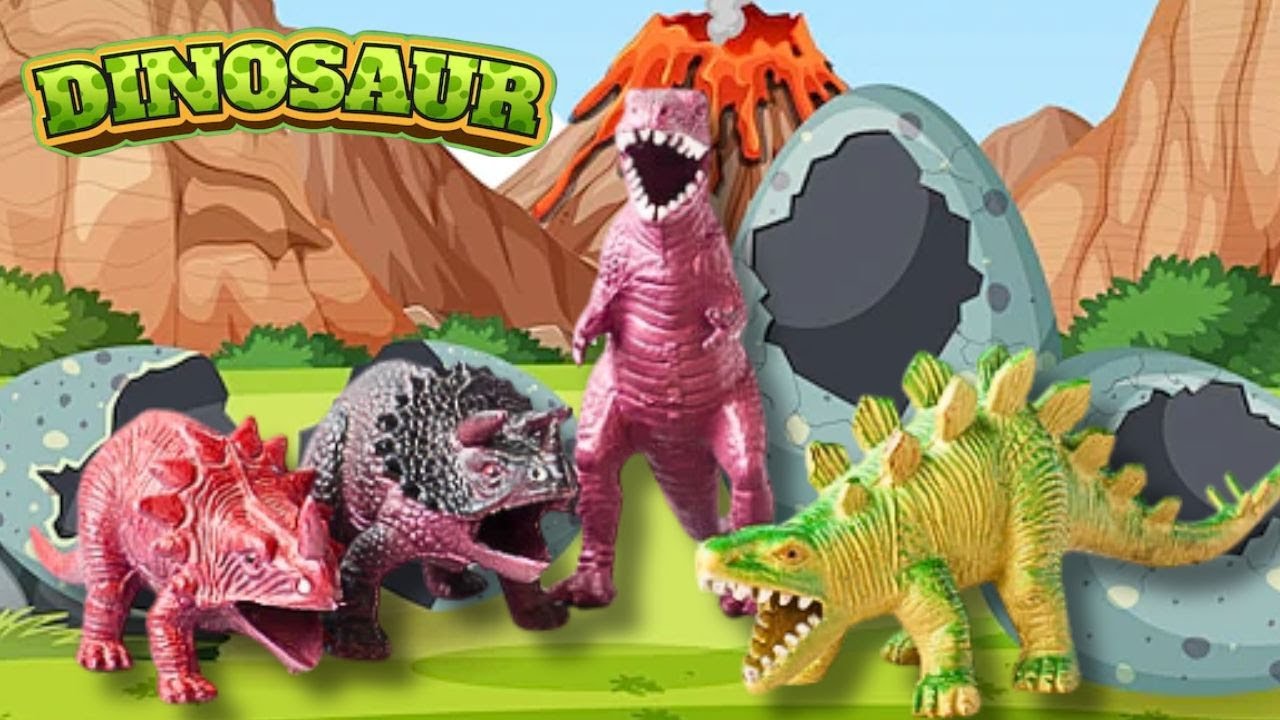 Learn Dinosaurs for Kids With Color Dinosaur eggs | Dinosaur Toys for kids