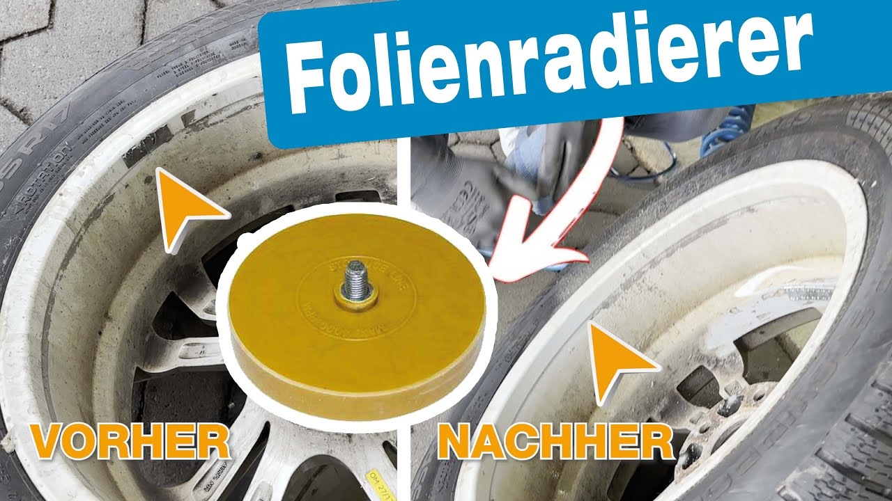 Folienradierer zum Entfernen von Folien und Aufklebern f. Akku