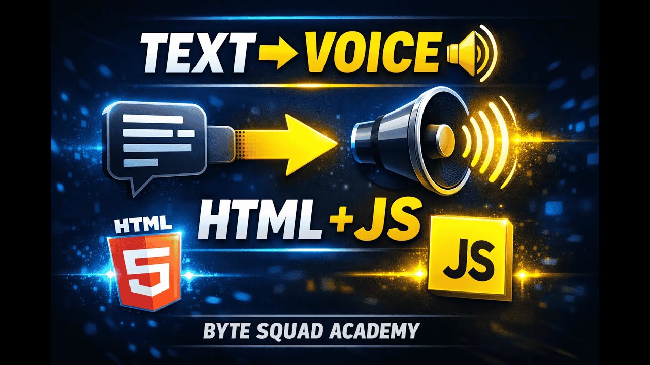 Build AI Voice Feature in Minutes 🔥 | Text to Speech 🔊 in HTML & JavaScript