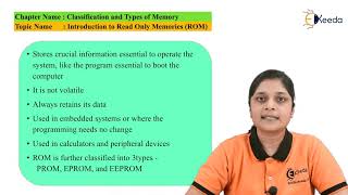 Introduction to Read Only Memories  ROM | Classification and Types of Memory | Digital Electronics