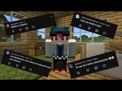 Respondiendo a mis haters (No tengo 😔) Juanmanuel Mine. #minecraft #humor #haters #nosequemasponer