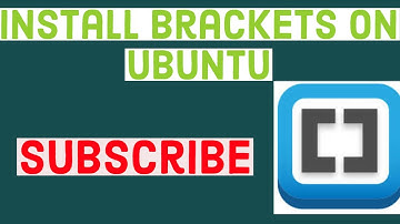 How to install Brackets on ubuntu