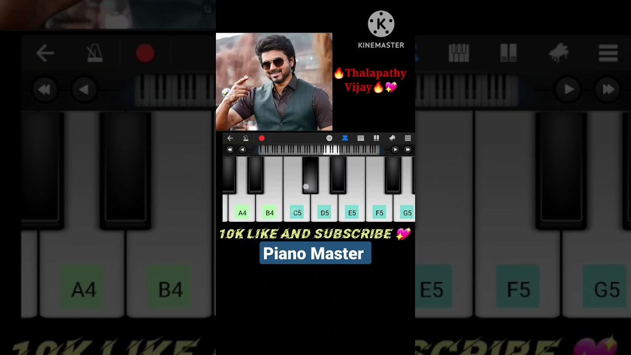 🔥Thee Thalapathy🔥 Varisu Song | Easy Mobile  Walk band  Tutorial [Hindi Music Walkband App 