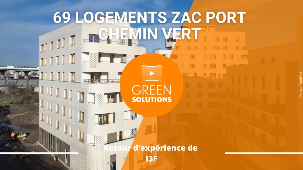 69 logements de la ZAC Chemin Vert : un projet social et bas carbone exemplaire
