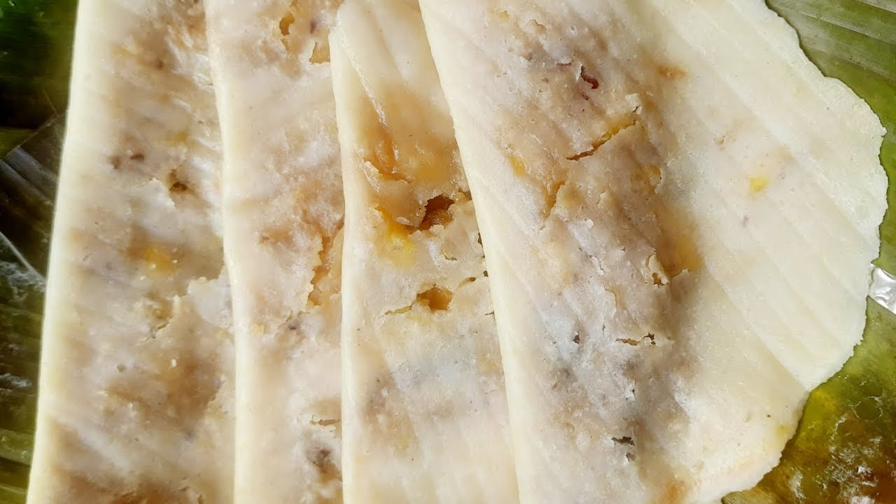 Steamed Special Rice banana Holige/Rice Banana Adde - YouTube
