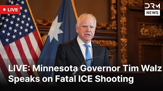 LIVE: Governor Tim Walz Addresses Incident Involving Federal Immigration Officers | DRM News | AC1F