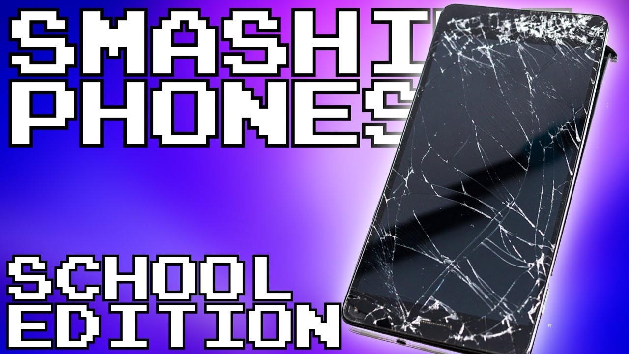 Breaking Phones at School w/ Friends