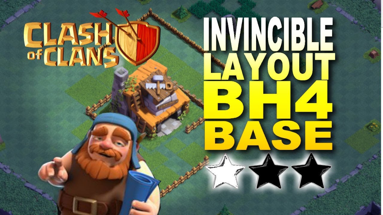 BEST BUILDER HALL 4 BASE with Trophy Proof Replays | Clash of Clans BH4 Base | Lord Tormentoso - CoC