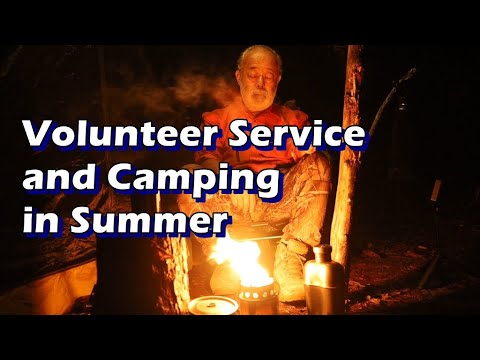 Volunteer service and camping / ボランティア & ソロキャンプ