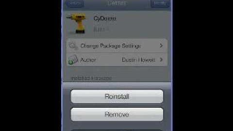 Uninstall Cydia Apps from Springboard