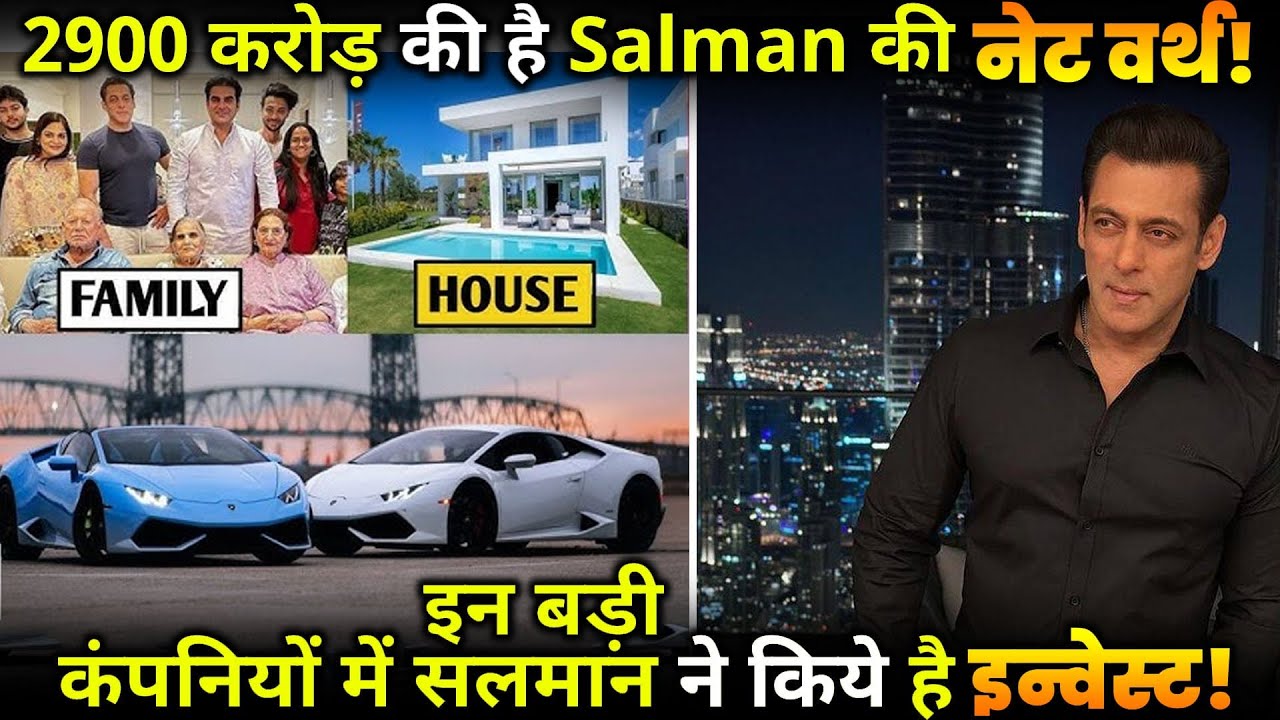 Salman Khan Net Worth In Rupees