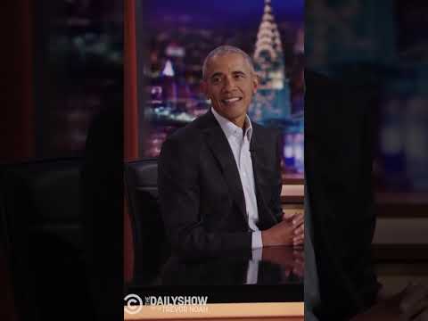 President Barack Obama With The Hard-hitting Questions?#dailyshow #comedy #obama #barackobama