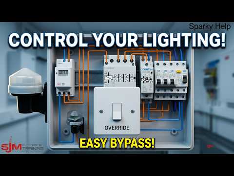 Control Your Photocell Lighting | Override Switch Installation