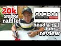 20K sub raffle mechanics and Gaciron Rechargeable flashlight and taillight Review
