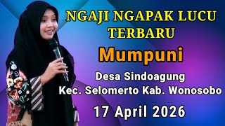 Ngaji Ngapak Lucu Terbaru  Ustadzah Hj Mumpuni Handayayekti Di Sinduagung Selomerto Wonosobo