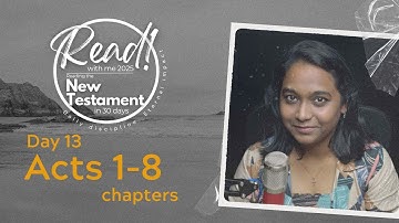 Day 13 | Read with me 2025 | New Testament in 30 days | #readwithme