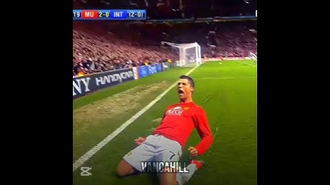 Cleanest knee slides 🔥 #ronaldo #football #shorts