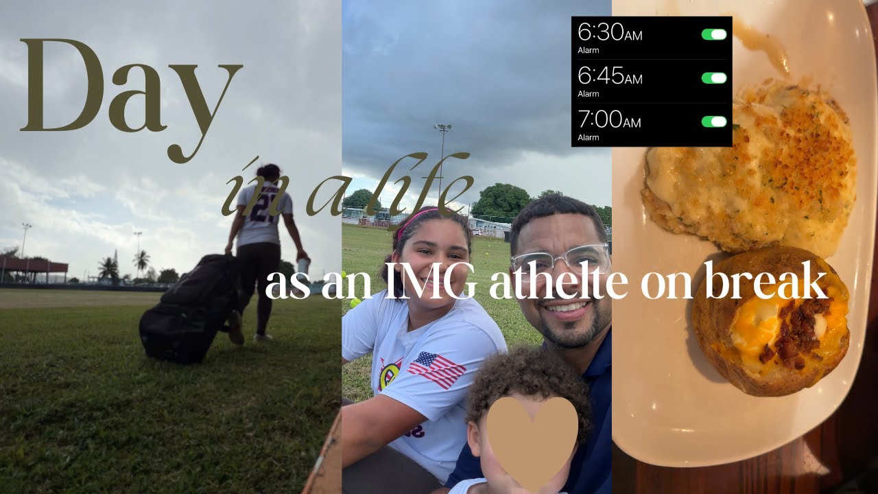 Day in a life in PR | As an IMG athlete on break🥎