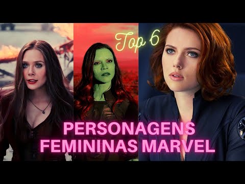 Top 6 Personagens Femininas da Marvel #heroínas