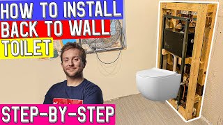 How to box in a toilet  BATHROOM RENOVATION PART pt10