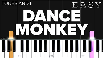 Tones And I - Dance Monkey | EASY Piano Tutorial