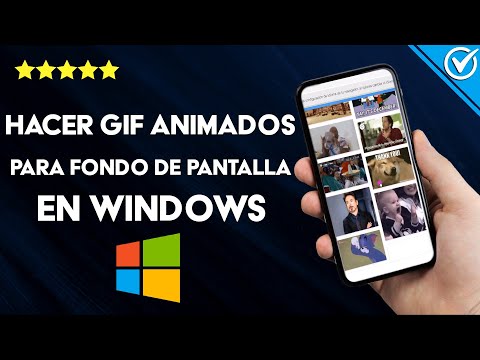 ¿Cómo hacer GIF animados para mi fondo de pantalla en WINDOWS?