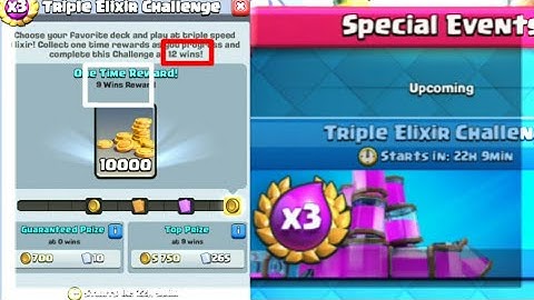 BEST DECK FOR TRIPLE ELIXIR CHALLENGE  - Clash Royale