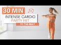 30 min CARDIO PARTY HIIT WORKOUT | To The Beat ♫ | No Squats or Lunges | Fun + High Intensity