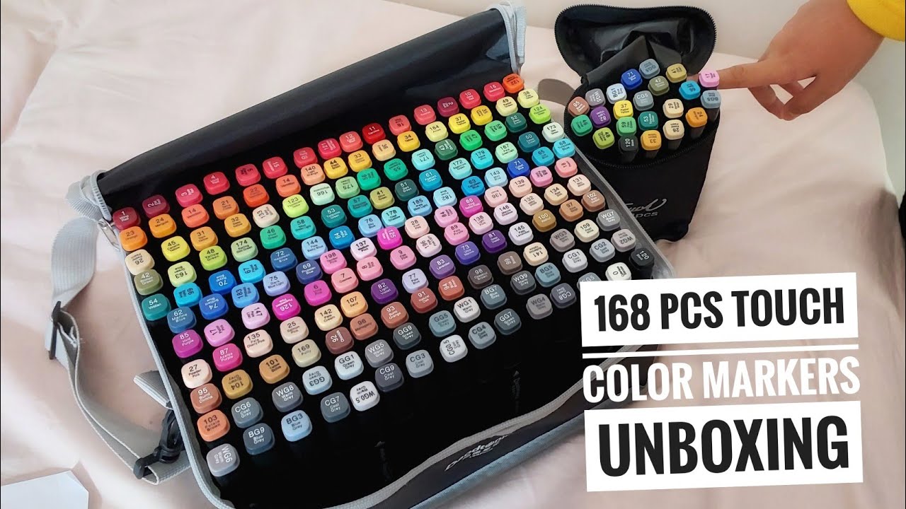 TOUCH COOL MARKER'S SET OF 80 PCS UNBOXING/ REVIEW/ ZARA'S PAPER PLAY 