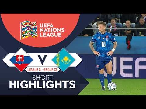 ไฮไลท์ฟุตบอล ยูฟ่า เนชั่นส์ลีก : Slovakia vs Kazakhstan (30-09-69)