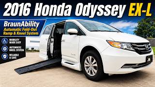 2016 Honda Odyssey EX-L Wheelchair Van | BraunAbility Auto Fold-Out Ramp