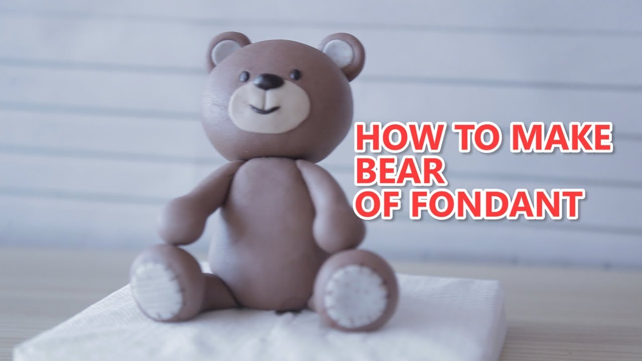 HOW TO MAKE Bear of fondant by Zaklina Cakes