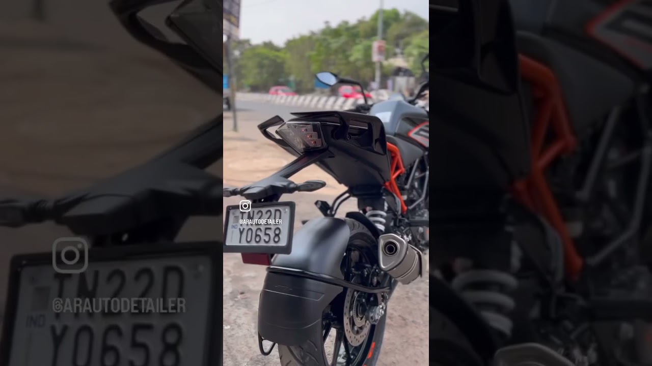KTM DUKE 250 getting ceramic coated