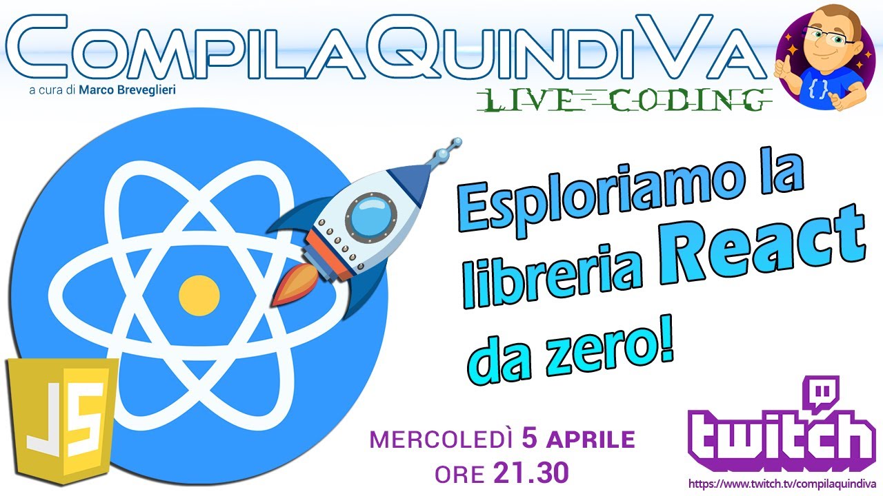 Live Coding - Esploriamo la libreria React da zero!