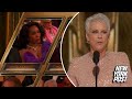 Angela Bassett Reacts To Jamie Lee Curtis 2023 Oscars Win Kinda Shady New York Post