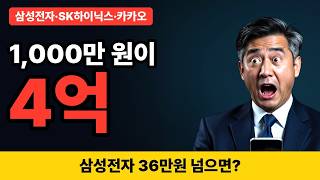[삼성전자·SK하이닉스·카카오·네이버·현대차] 💸 10년 전 1,000만 원 넣었다면… 4억 vs 제자리 (실제 주가 계산)