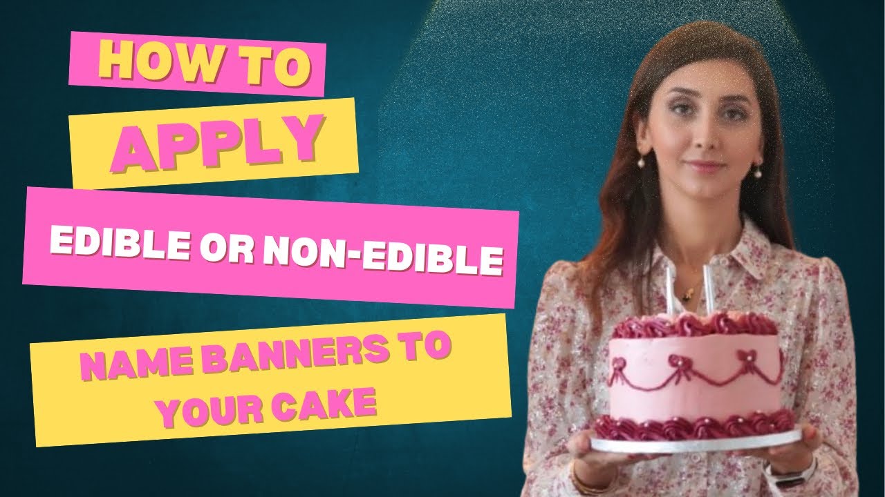 Cake Hack You NEED! Easy Name Banners for Any Cake (Edible & Non-Edible)