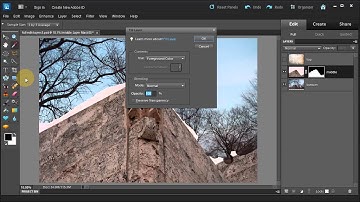 Combining three layers into one with Adobe Photoshop Elements 10 - Part Three