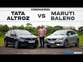 Tata altroz vs maruti baleno comparison review  best premium hatchback  motorbeam