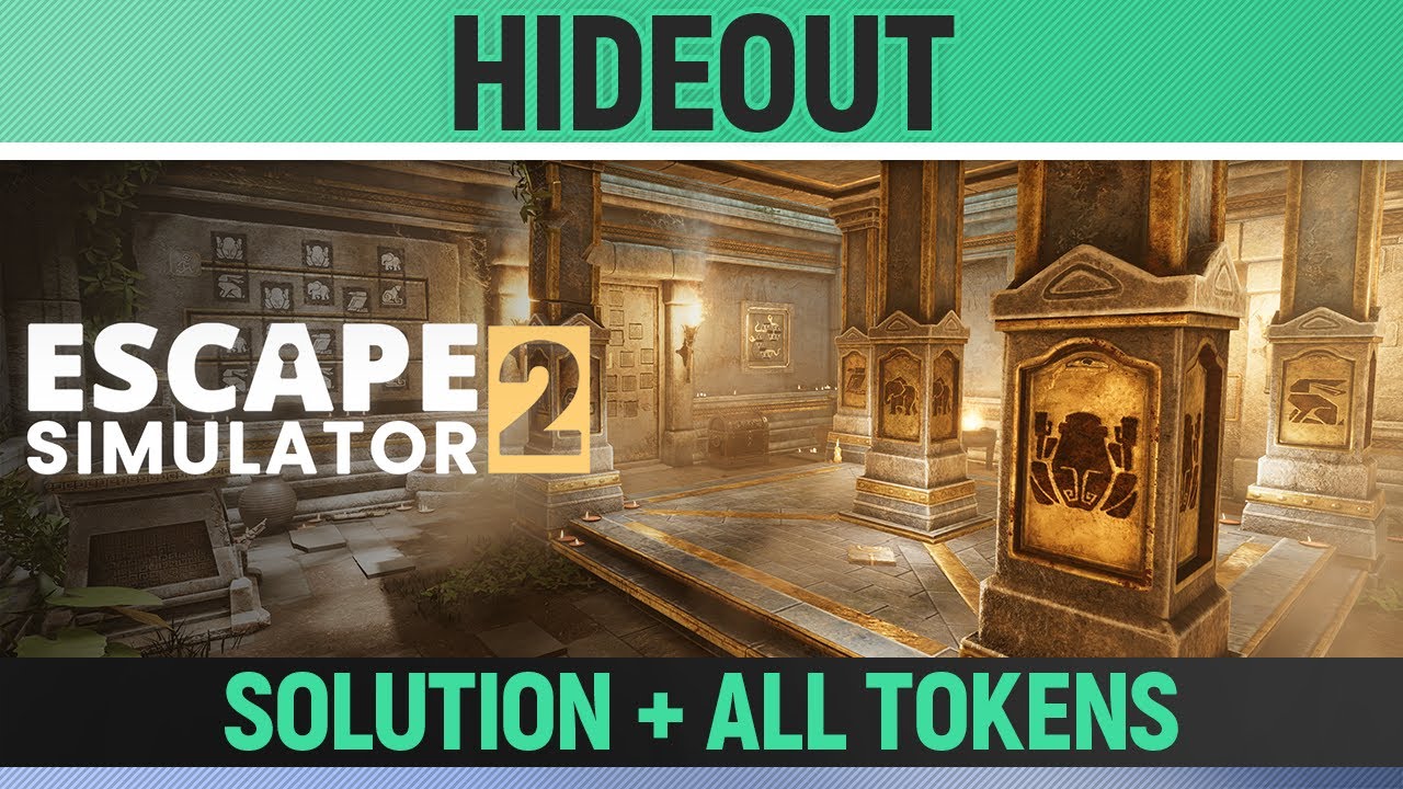 Escape Simulator 2 - Hideout - All Puzzle Solutions, All Tokens & Darkest Puzzle